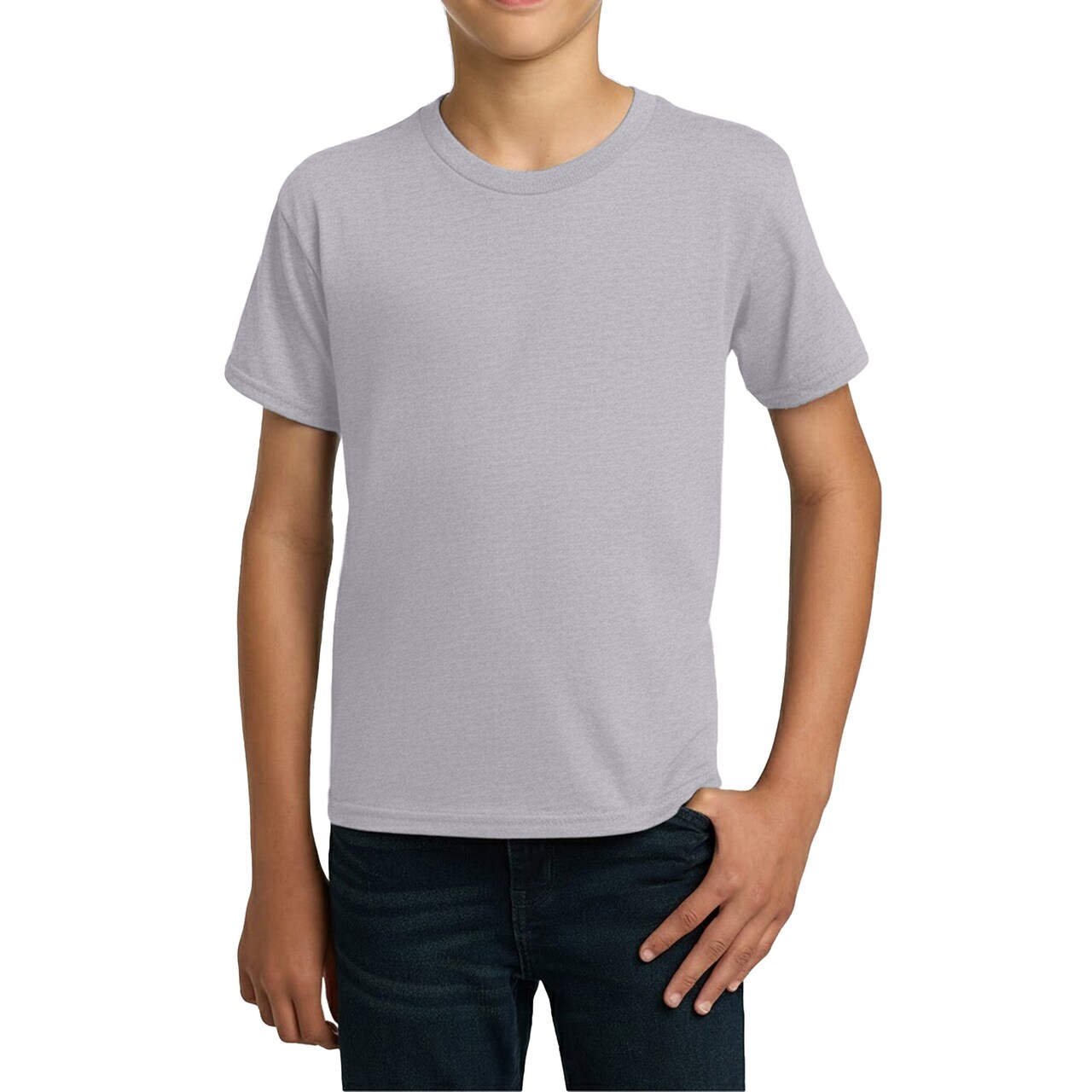 Gildan Youth Heavy Cotton T-Shirt, Plain Short Sleeve Craft & Print Ready